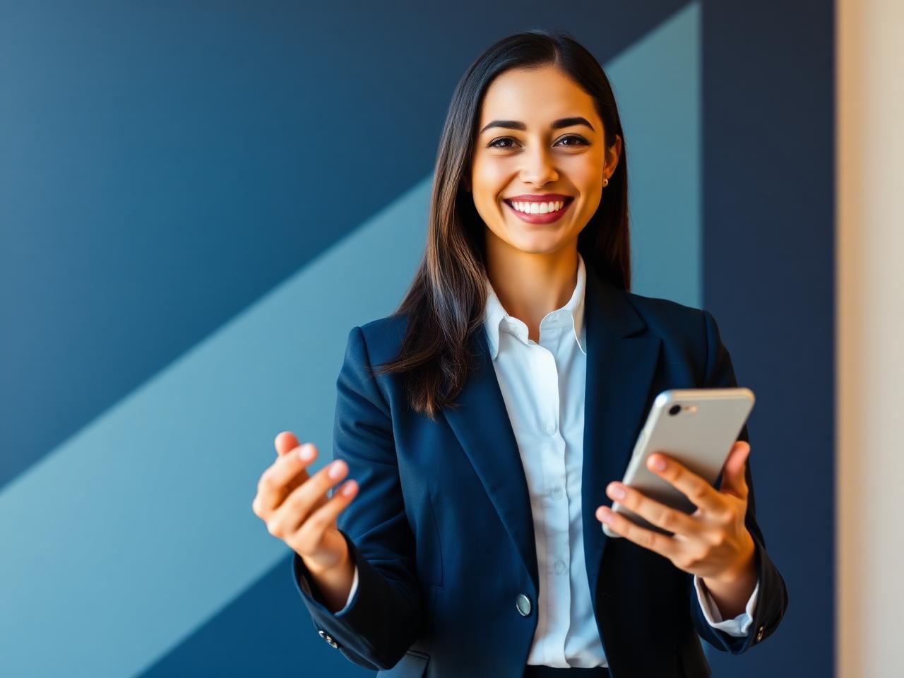 Consultora da HC Empréstimos sorrindo, pronta para atender no WhatsApp